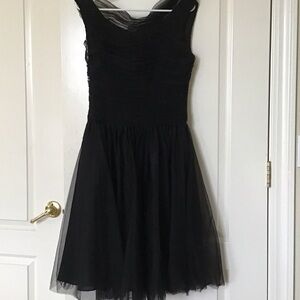 Unique Vintage Elegant Black Dress